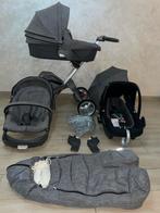 Stokke Xplory Grey Mélange kinderwagen 3-in-1Complete, Ophalen, Babygeluk, Zo goed als nieuw, BabyGelukJaSARA@outlook.be