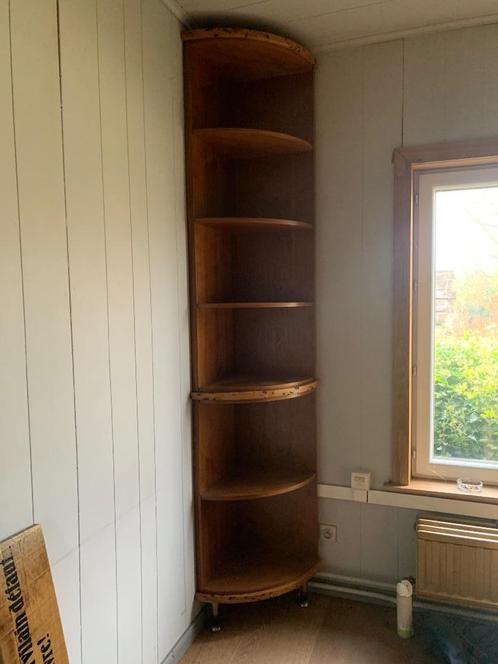 Houten hoekkast, Antiek en Kunst, Antiek | Meubels | Kasten, Ophalen