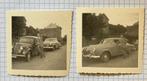 2 photos voiture ancienne 1 voiture militaire années 1940, Collections, Enlèvement ou Envoi