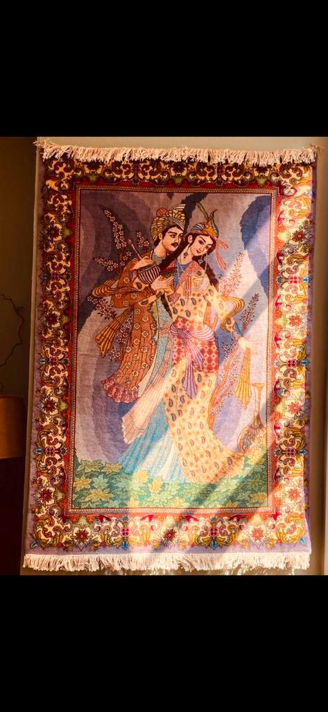 Wandtapijt iran Tabriz, Antiek en Kunst, Antiek | Tapijten, Tafelkleden en Textiel, Ophalen