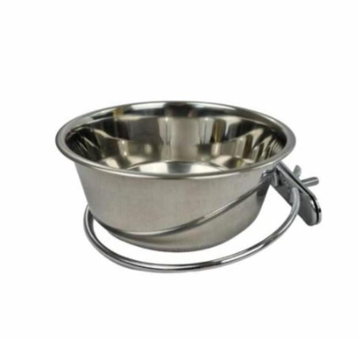 Drinkbak Voerbak RVS 18/21 cm voor in Honden Bench, Dieren en Toebehoren, Hondenvoerbakken en Drinkbakken, Ophalen of Verzenden