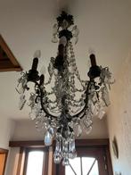 Antieke kristallen luster, Maison & Meubles, Lampes | Lustres, Enlèvement, Utilisé