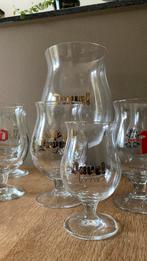 Kleine verzameling Duvel glazen!!, Verzamelen, Biermerken, Duvel, Ophalen of Verzenden, Zo goed als nieuw