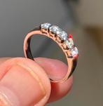 18 karaat gouden ring met diamant 0.75ct en certificaat!, Handtassen en Accessoires, Ringen, 18 tot 19, Ophalen of Verzenden, Met edelsteen