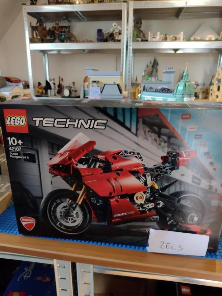 Lego - Ducati Panigale V4 R - 42107, Kinderen en Baby's, Speelgoed | Duplo en Lego, Nieuw, Lego, Complete set, Ophalen of Verzenden