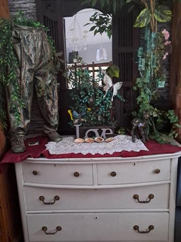 mooie landelijke antieke commode/ladekast, Ophalen, Gebruikt
