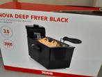 Friteuse Nova deep black, Electroménager, 2 à 3 litres, Comme neuf, Enlèvement, Pan intérieur amovible