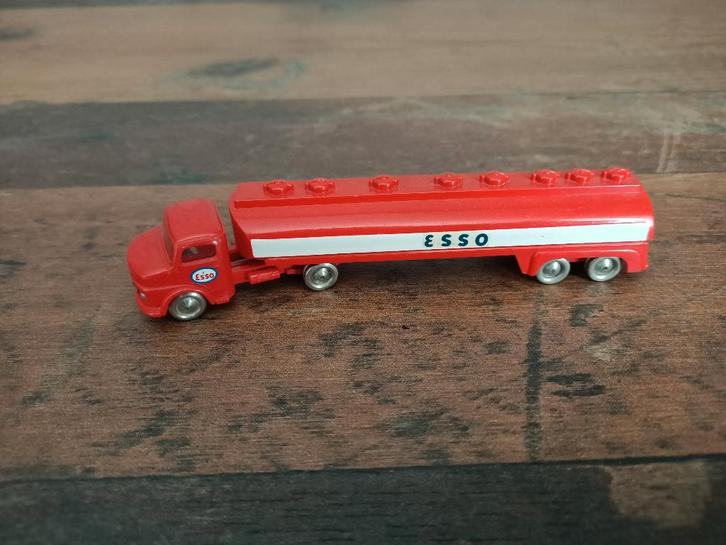 Mercedes LK/ ESSO Tank/ Vrachtwagen/ Lego (jaren 60), Antiek en Kunst, Antiek | Speelgoed, Verzenden