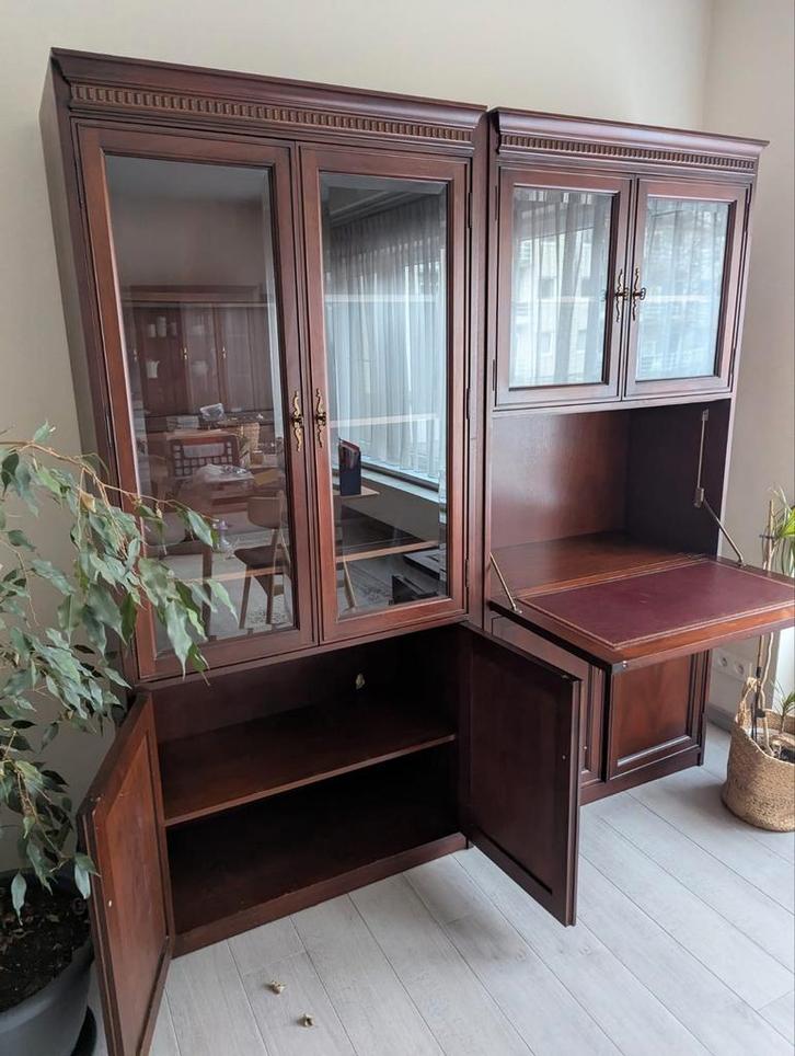 Ensemble de 5 meubles en acajou, Maison & Meubles, Armoires | Armoires murales, Enlèvement