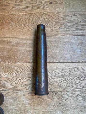 US WW2 stalen 57mm huls beschikbaar voor biedingen