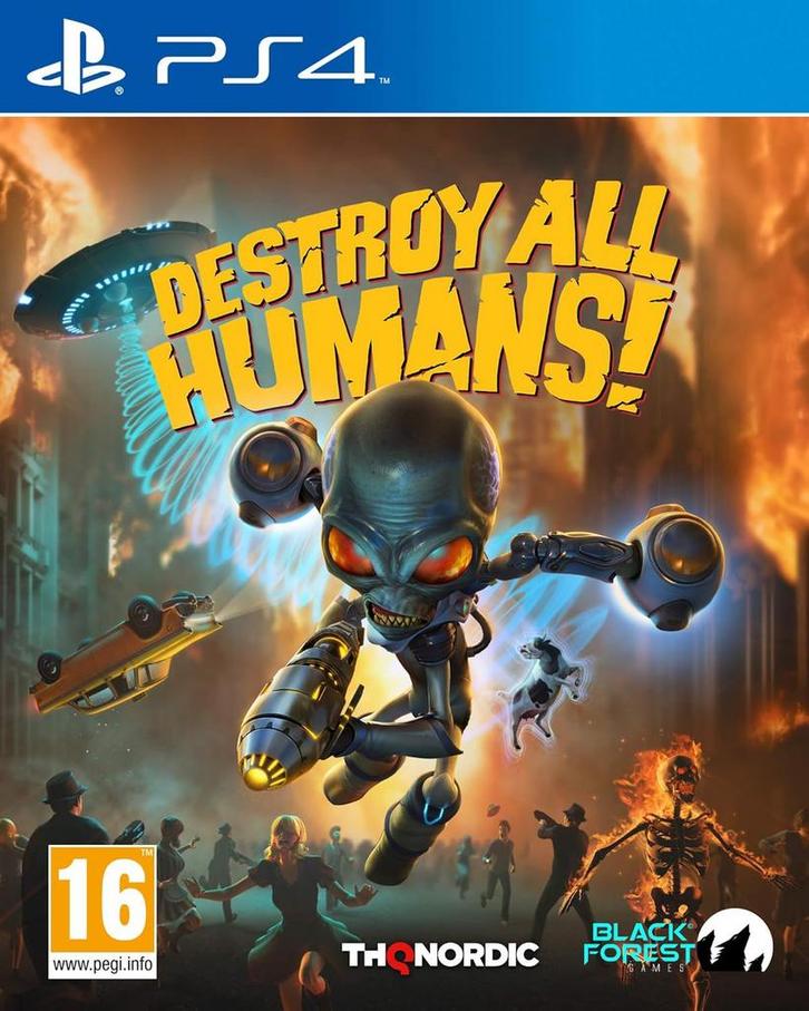 Destroy All Humans! PS4 livraison gratuite, Consoles de jeu & Jeux vidéo, Jeux | Sony PlayStation 4, Neuf, Aventure et Action