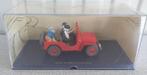 Tintin Jeep Rouge 1/43 (au pays de l'or noir), Comme neuf, Tintin, Statue ou Figurine, Enlèvement ou Envoi