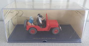 Kuifje Rode Jeep 1/43 (Het zwarte goud) 