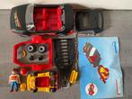 Playmobil Raceauto met go-kart 4442, Ophalen of Verzenden, Zo goed als nieuw, Complete set
