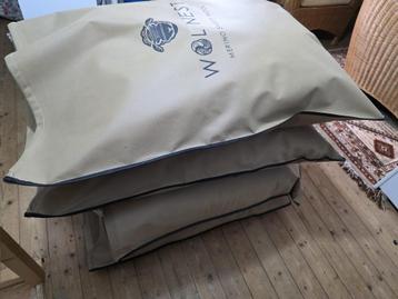 Nieuw 100% Wollen Bedset – 160x200 – Cream beschikbaar voor biedingen