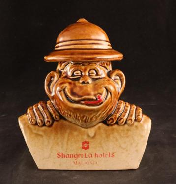 Vintage aap sculptuur van keramiek