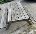 Nette stevige picknick tafel, Ophalen, Zo goed als nieuw, Inklapbaar, Rechthoekig