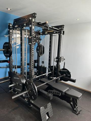 SALE M8 all in one heavy duty rack - smith machine - set beschikbaar voor biedingen