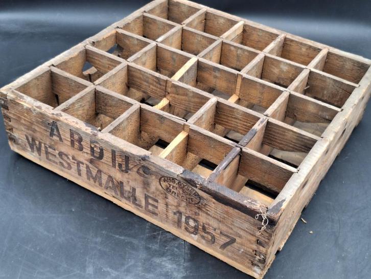 oude bierbak ABDIJ WESTMALLE, 1957, Antiek en Kunst, Curiosa en Brocante, Ophalen of Verzenden