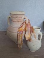 Mediterane aardewerk kruiken - Zie beschrijving en foto's., Antiek en Kunst, Ophalen of Verzenden