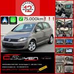 VW Golf Plus 1.4 TSI DSG-Carplay Bluetooth Park Assist-Garan, Auto's, Zwart, 4 cilinders, Bruin, 146 g/km