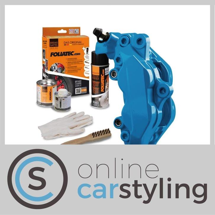 FOLIATEC REMKLAUWLAKSET – GT BLUE – 3 COMPONENTEN, Auto-onderdelen, Remmen en Aandrijving, Nieuw, Ophalen of Verzenden