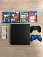 PS4 met 2 controllers, 4 games en draadloos oplaadstation, Comme neuf, Original, Enlèvement, 1 TB