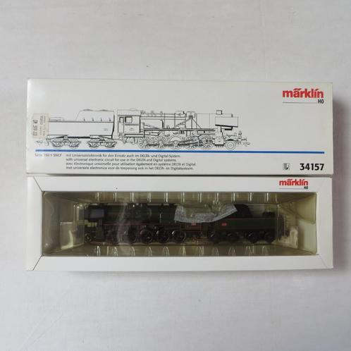 MARKLIN stoomlocomotief 34157, Hobby en Vrije tijd, Modeltreinen | H0, Zo goed als nieuw, Locomotief, Wisselstroom, Märklin, Verzenden