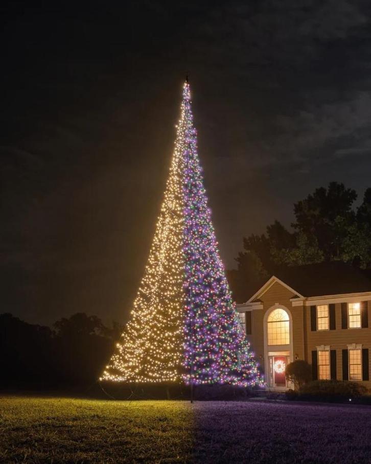 Fairybell vlaggenmast kerstboom - 8 meter hoog, Diversen, Kerst, Zo goed als nieuw, Ophalen