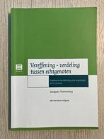 Studieboek : Vereffening-Verdeling tussen echtgenoten, Boeken, Ophalen of Verzenden, Gelezen, Hoger Onderwijs, Jacques Tremmery