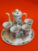 Limoges service chocolat France bleu, Antiek en Kunst, Antiek | Servies compleet, Ophalen of Verzenden
