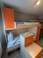 Stapelbed met trapkast incl. matrassen, Ophalen, Zo goed als nieuw, Stapelbed