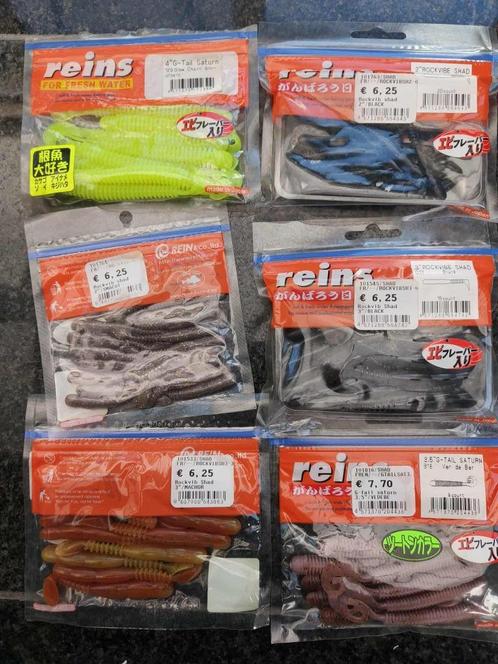 Partij lures Reins (6 stuks), Watersport en Boten, Hengelsport | Roofvissen, Nieuw, Ophalen of Verzenden