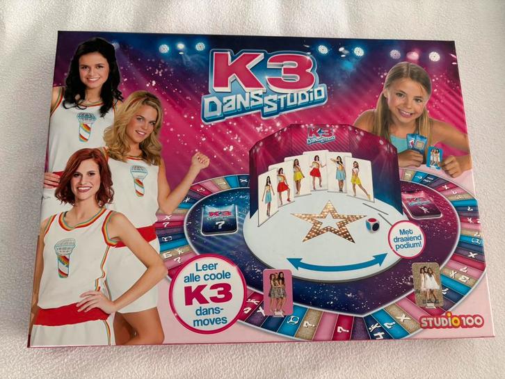 K3 dansstudio (leer alle k3 dansmoves), Hobby en Vrije tijd, Gezelschapsspellen | Bordspellen, Zo goed als nieuw, Ophalen of Verzenden