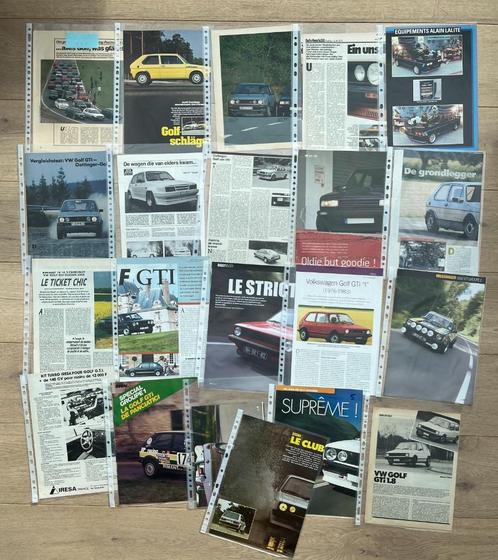 VW GOLF GTI MK1 - ARTIKELS, Boeken, Auto's | Folders en Tijdschriften, Ophalen of Verzenden