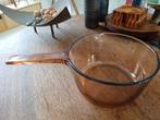 Corning Vision Pyrex steelpan vintage amber kleur, Huis en Inrichting, Gebruikt, Ophalen