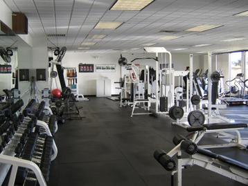 Rubber tegels fitnessvloer beschikbaar voor biedingen