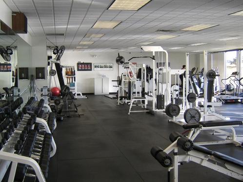 Rubber tegels fitnessvloer, Sport en Fitness, Fitnessmaterialen, Nieuw, Ophalen