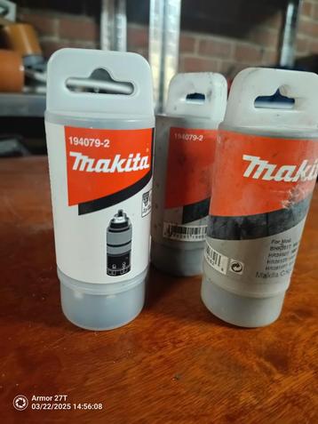 Makita snelwisselboorkop 194079-2 3st (1 nieuw) beschikbaar voor biedingen