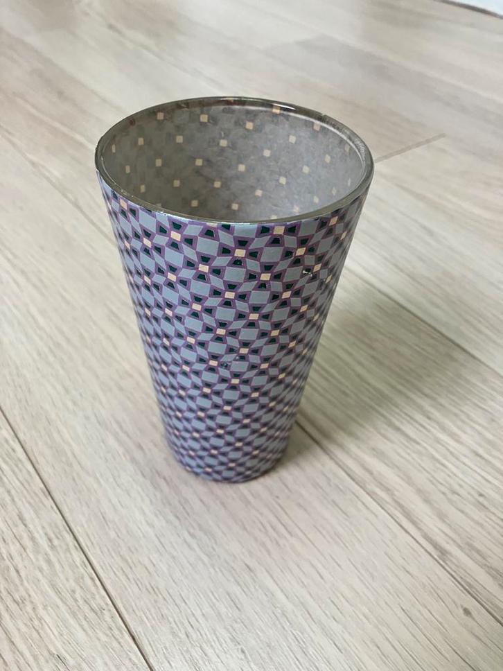 Vaasje / pennenhouder / kaarsenhouder, Huis en Inrichting, Woonaccessoires | Kandelaars en Kaarsen, Zo goed als nieuw, Ophalen of Verzenden