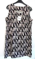 Nieuwe jurk Corazon zwart en taupe. XL, maat 44, Overige kleuren, Nieuw, Ophalen of Verzenden, Maat 42/44 (L)