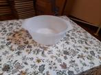 Plat four Vintage en verre de lait Arcopal France, bon état, Ophalen