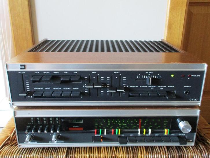 ampli DUAL CV120, tuner CT17, platine 504, Audio, Tv en Foto, Stereoketens, Ophalen