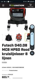 Nouveau laser à lignes croisées rouges Futech à 8 lignes, Bricolage & Construction, Enlèvement