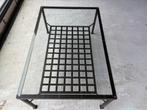 Table basse en métal et en verre, Huis en Inrichting, Kasten | Schoenenrekken, Ophalen, Gebruikt