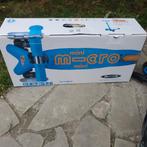 Blauwe step micro met zitje 2 in 1, Ophalen, Zo goed als nieuw