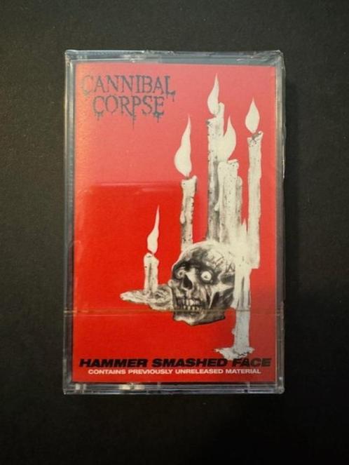 Cannibal Corpse – Hammer Smashed Face   (cassette/nieuw), Cd's en Dvd's, Cassettebandjes, Nieuw in verpakking, Origineel, Rock en Metal