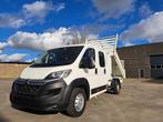 Citroen Jumper - 2.2 kipper dub. cabine open bak op B, Auto's, Bestelwagens en Lichte vracht, 186 g/km, Stof, Euro 6, Citroën