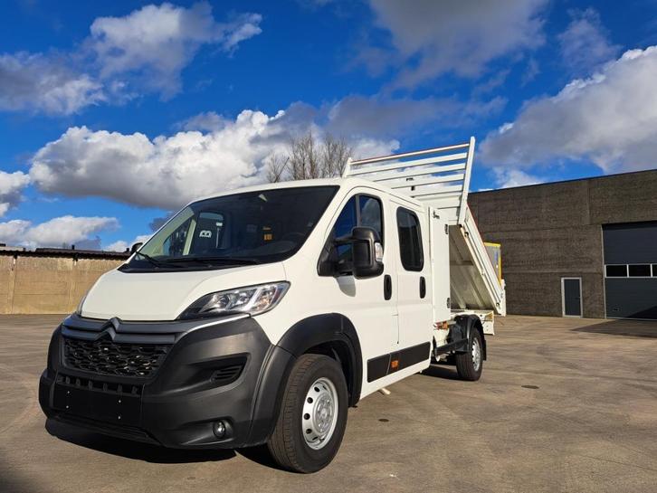 Citroen Jumper - 2.2 kipper dub. cabine open bak op B, Auto's, Bestelwagens en Lichte vracht, Bedrijf, Te koop, Achteruitrijcamera