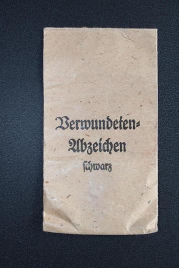 Verleihungstüte zum Verwundetenabzeichen Schwarz  beschikbaar voor biedingen